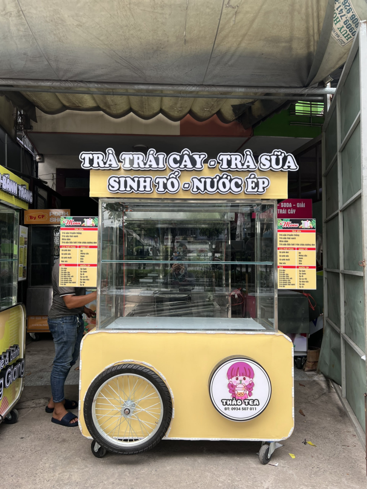 Thu mua xe trà sữa cũ giá tốt